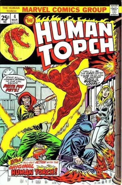 Human Torch (1974 series) #4, VF+ (Stock photo)