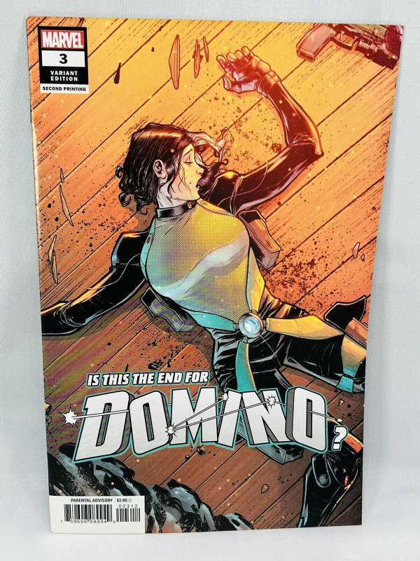 Domino #3 Vol 3 (2018 Marvel Comic) Unread 2nd Print Variant Cover 