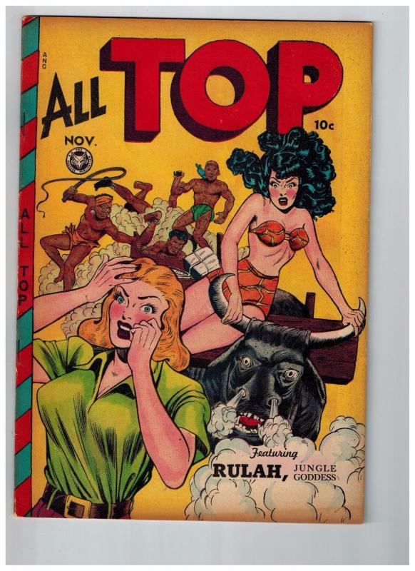 All Top Comics # 14 NM- 1948 Fox Features Syndicate Golden Age Comic Book JJ1