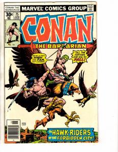 Lot Of 2 Conan The Barbarian Marvel Comic Books # 74 75 King Kull Red Sonja YY1