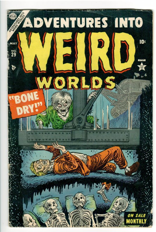 ADVENTURES INTO WEIRD WORLDS 29 VG- 3.5 2.5;MANEELY COVER
