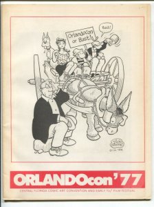 Orlando ComiCon Program Book 1977-4th OrlandoCon-CC Beck-Roy Crane-Walter Gib...