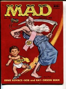 Mad Magazine #37 1958-NEW YEAR'S COVER BY MINGO- VF-