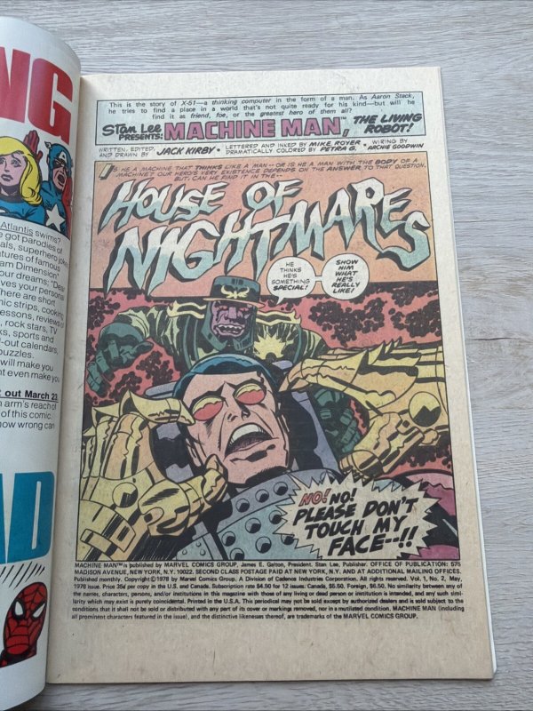 Machine Man #2 1978