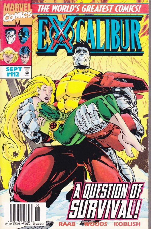 Excalibur #112 (Newsstand) FN ; Marvel | Ben Raab Colossus