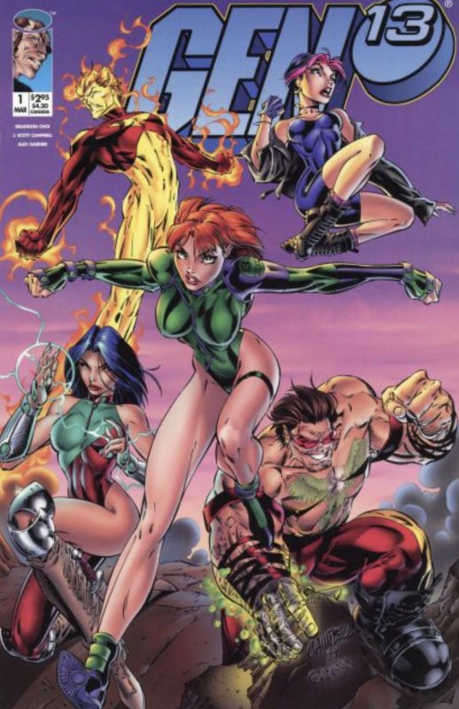 Gen 13 #0 Vol 1 (1994) 1-10 Vol 2 (1995) See Description for list 13 book lot