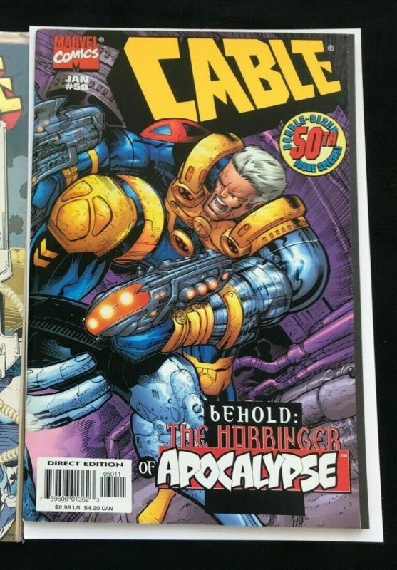 CABLE #1, 50 2PC LOT (VF) THE HARBINGER OF APOCALYPSE!! 1998