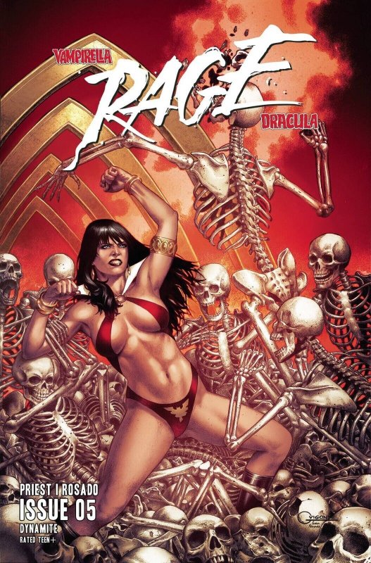 Vampirella Dracula Rage # 5 Cover D NM Dynamite Pre Sale Ships Feb 21st