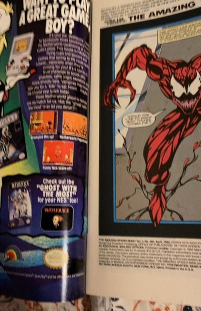 The Amazing Spider-Man #361 (1992)first carnage part one high grade
