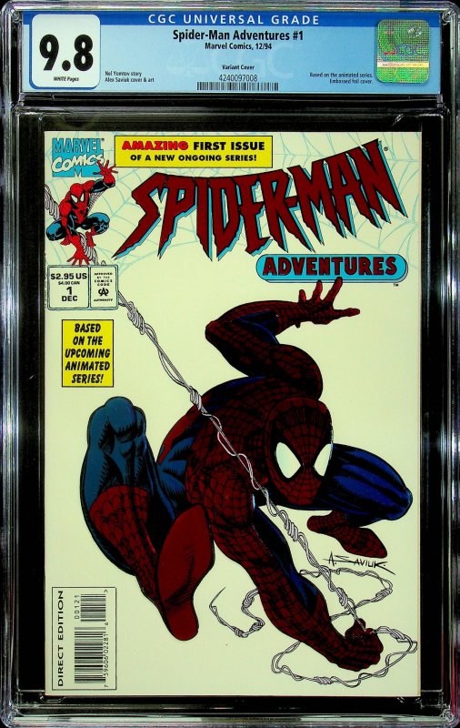 Spider-Man Adventures #1 (1994) - CGC 9.8 - Cert#4240097008