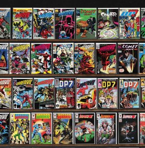 Huge Lot 150+ Comics with Daredevil, D.P.7, The Spectacular Spider-Man & More!