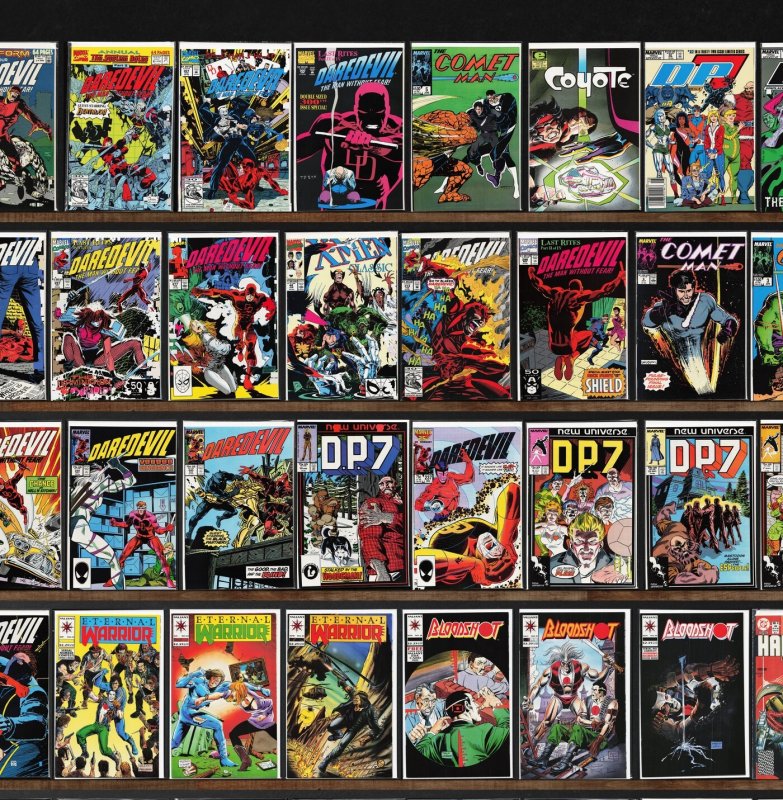 Huge Lot 150+ Comics with Daredevil, D.P.7, The Spectacular Spider-Man & More!