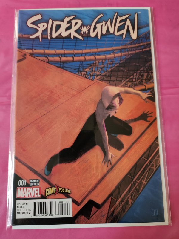 Spider-Gwen #1 Variant Edition  ComicXposure Jorge Molina Connecting Cover