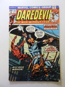 Daredevil #111 (1974) 1st appearance of Silver Samurai VG condition MVS intact