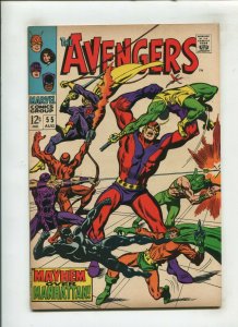 AVENGERS #55 (7.5/8.0) MAYHEM OVER MANHATTAN!! 1968