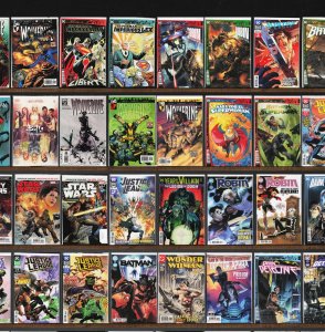 Huge Lot 150+ Comics with Justice League, Wolverine, Man Bat, Star Wars & More!