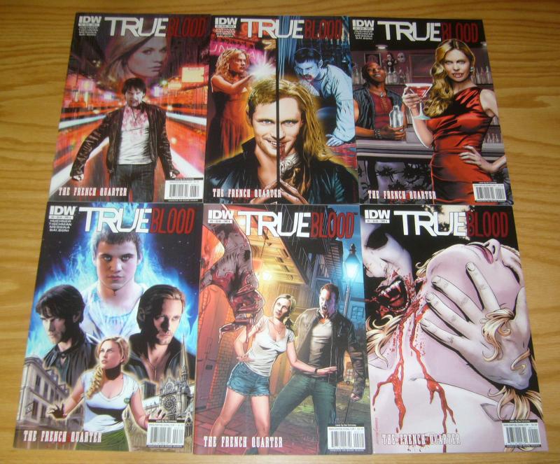 True Blood: the French Quarter #1-6 VF/NM complete series - all A variants - HBO