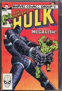 The Incredible Hulk #275 Newsstand Edition (1982) Hulk