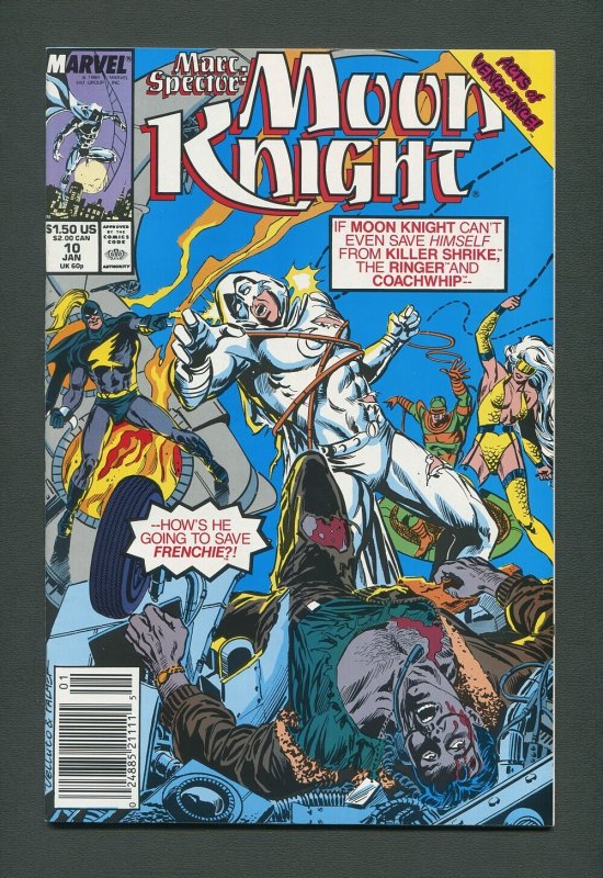 Moon Knight #10  /  9.6 NM+  /  Newsstand  / January 1990