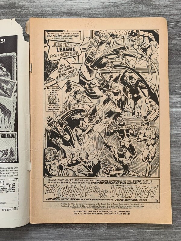 Vintage SUPER ADVENTURE #73 GD 2.0 Planet Comics / JSA & JLA