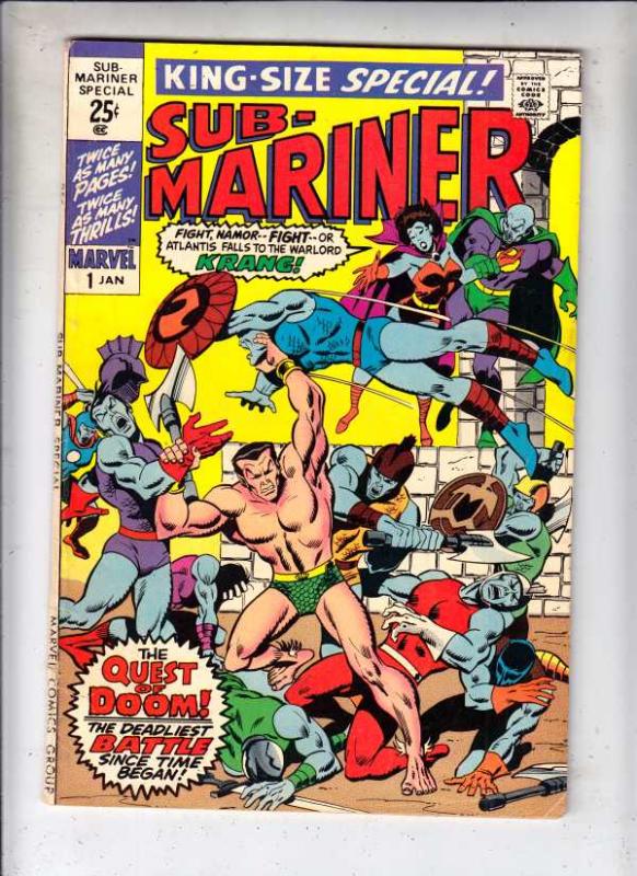 Sub-Mariner King-Size Special #1 (Jan-71) VF/NM- High-Grade Sub-Mariner (Prin...