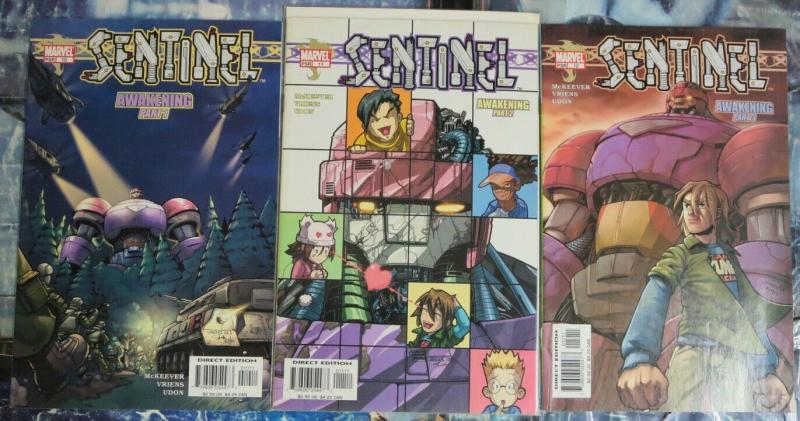 SENTINEL (2003) 10-12  AWAKENING X-Men Giant Robots!