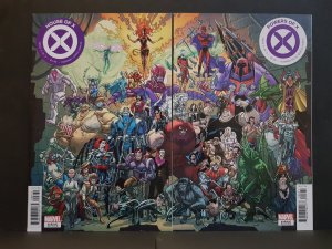 House of X #6 & Powers of X #6: connecting variant cover set.