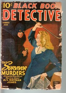 BLACK BOOK DETECTIVE 1946 SUM-BLACK BAT-PULP-HERO PULP-RARE G