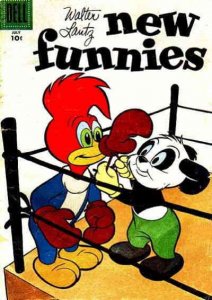 New Funnies (Walter Lantz ) #245 FAIR ; Dell | low grade comic July 1957 Woody W