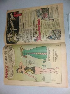 Patsy Walker #44 Hell Cat Marvel/Atlas Comics 1953 Golden Age precode paper doll