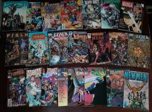 LOT over 300 Random Comic books Modern Era 1990s 50+ lbs loose Horror Duplicates 