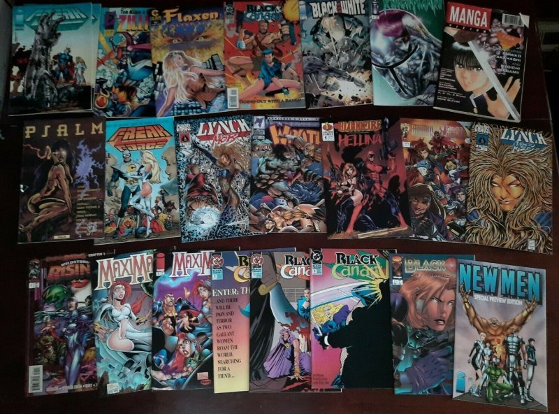 LOT over 300 Random Comic books Modern Era 1990s 50+ lbs loose Horror Duplicates