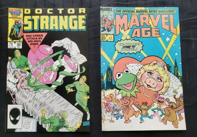 MISC MARVEL 10PC (FN/VF) COPPER AGE, POWER MAN & IRON FIST, MUPPETS 1984-87