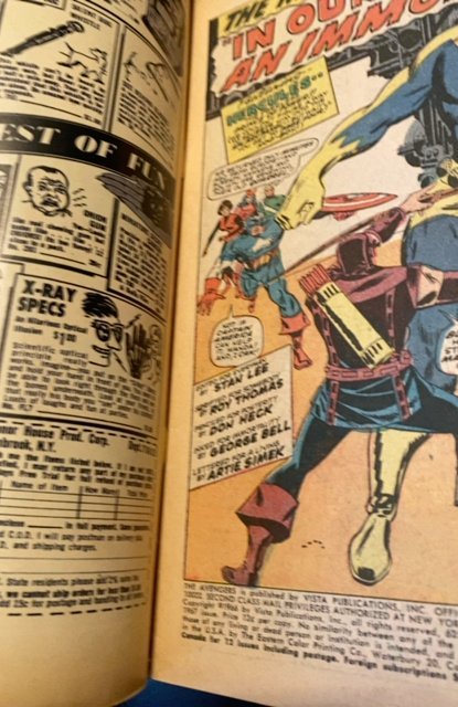 The Avengers #38 (1967)when comes an immortal -Hercules