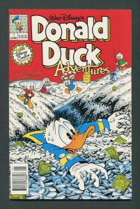 Walt Disney's Donald Duck #1 / 9.4 NM  Newsstand  (1st Disney Comics)  1990