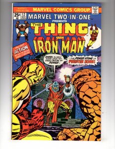 Marvel Two-in-One #12 (1975) VF iron-Man % The Thing !!!   / ID#277