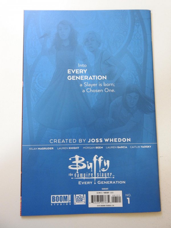 Buffy the Vampire Slayer: Every Generation #1 Variant Cover (2020)