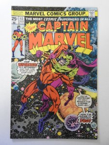 Captain Marvel #43 (1976) VG+ Condition MVS intact! moisture stain