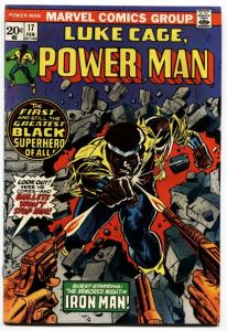 POWER MAN #17- comic book FIRST ISSUE-LUKE CAGE HERO FOR HIRE-1973