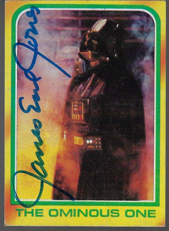 1980 Topps Star Wars: The Empire Strikes Back  #318 - Signed James Earl Jones