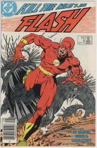 Flash #4 (1987) - 7.5 VF- *Kill The Kilg%re* Newsstand