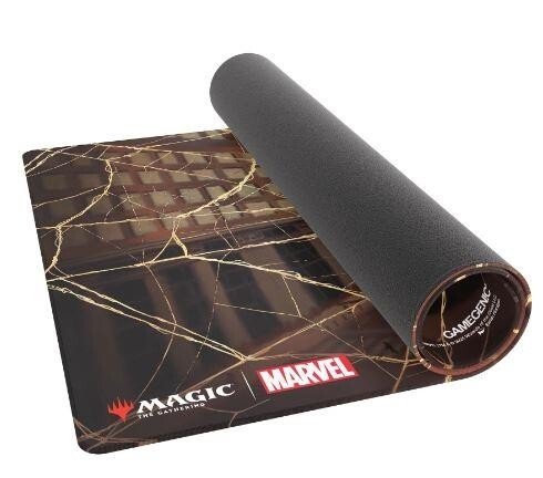 MTG Marvel's Spider-Man Shiny Playmat Spider-man Plains By Gamegenic