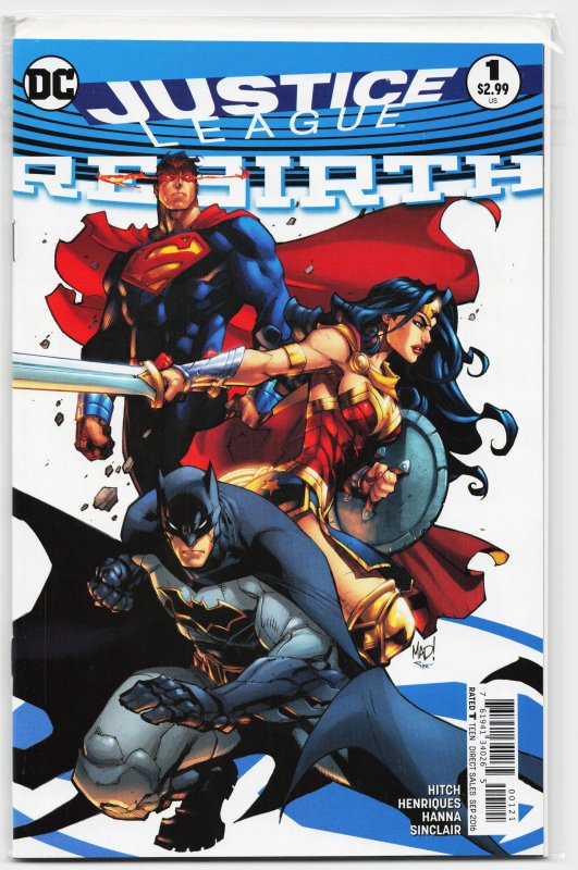 Justice League: Rebirth Variant Cover (2016) Justice League