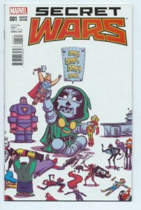 Secret Wars # 1 Skottie Young Variant Cover NM Marvel  