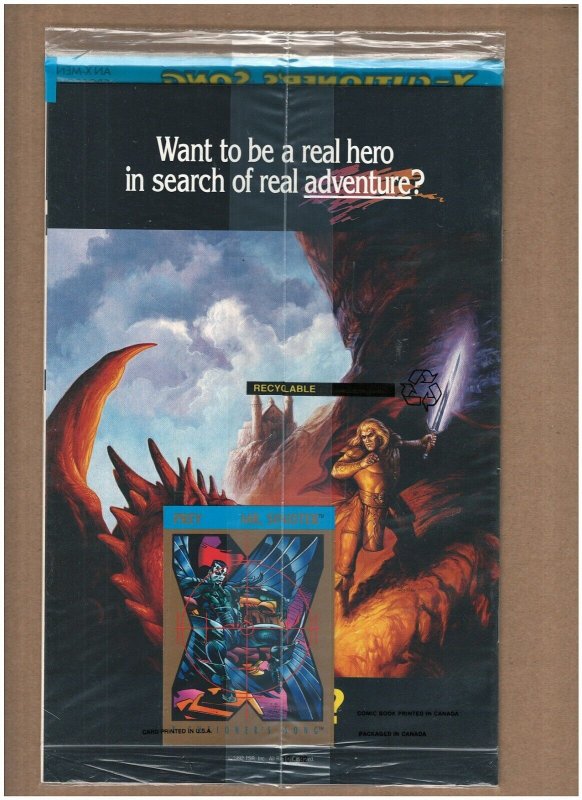 X-Force #17 Marvel Comics 1992 Sealed W/ Card X-Cutioner's Song NM- 9.2