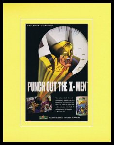 1995 Chef Boyardee / X Men Framed 11x14 ORIGINAL Vintage Advertisement 
