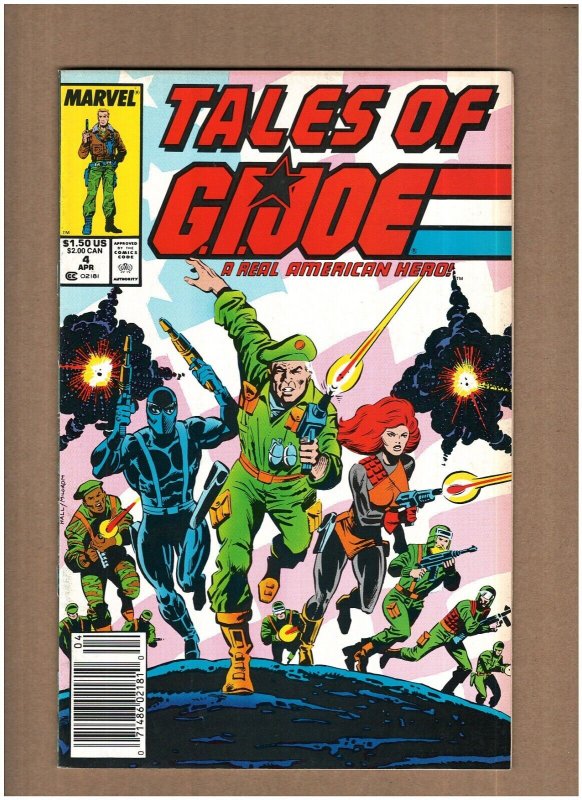 Tales of G.I. Joe #4 Newsstand Marvel Comics 1988 Snake-Eyes Cobra VF 8.0