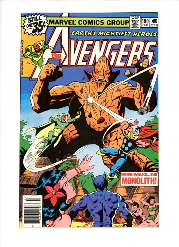 Avengers #180  1979  VF