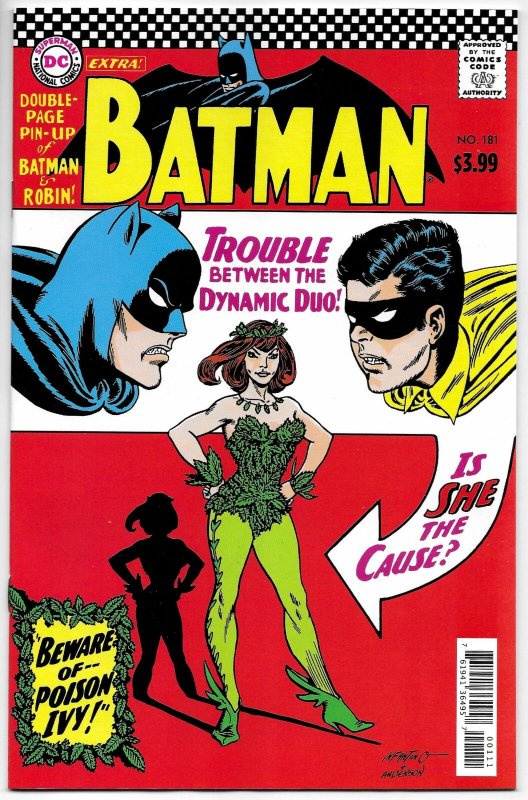 Batman #181 Facsimile Edition | Reprint 1st App of Poison Ivy (DC, 2019) NM