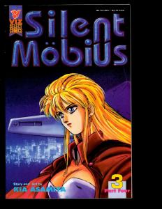 7 Silent Mobius Viz Select Comics Pt. 3 #3 5 Pt. 4 #1 2 3 4 5 Manga Sci-Fi JF18
